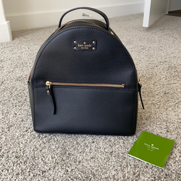 Leather kate spade backpack main image 3